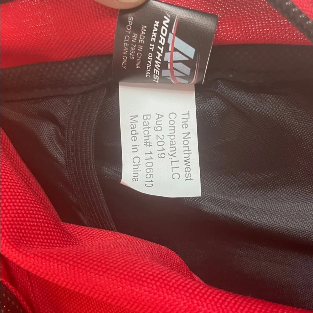 NFL Tampa Bay Backpack Red Like New